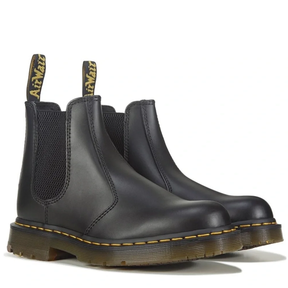 Dr. Martens 2976 YS Chelsea Boots Black Smooth Leather NIB Men's 11 EU45